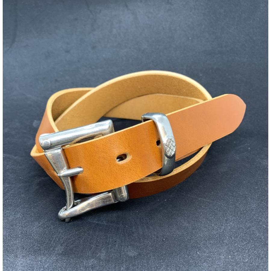 ベルト 栃木レザー 30ミリ クイックリリースバックル ファイヤーマン