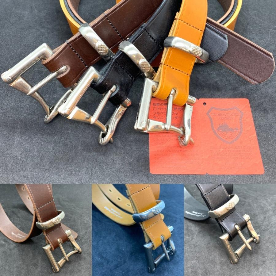 ベルト 栃木レザー 30ミリ クイックリリースバックル ファイヤーマン