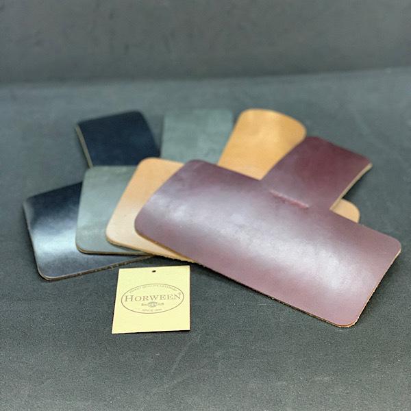 オーダー品　三つ折り財布　クロムエクセル　グリーン ホーウィン クロムエクセル 三つ折り財布 “コンキスタドール