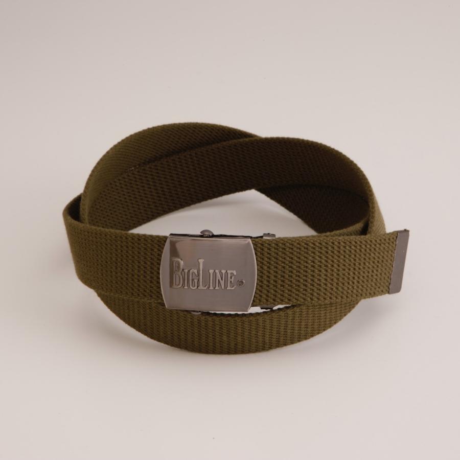 ガチャベルト GIベルト 32ミリ幅 メンズ ベルト コットン BIGLINE 黒