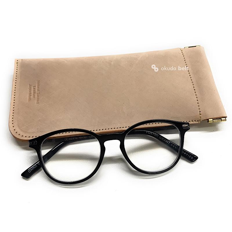 素上げコードバン】サングラスケース メガネケース 眼鏡ケース