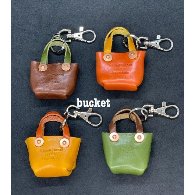 【ITTI】 バケット型トートバッグ※チャームキーホルダー付き ポストにお届け】 栃木レザー バッグチャーム キーホルダー キーリング