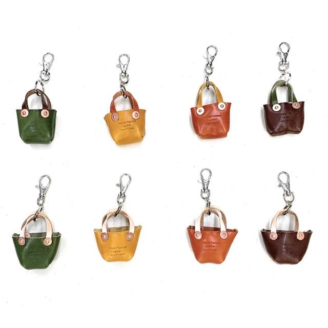 ポストにお届け】 栃木レザー バッグチャーム キーホルダー キーリング