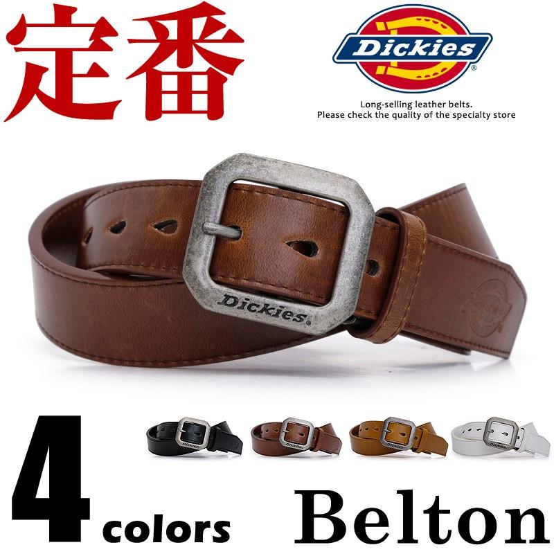 メンズ ディッキーズ Dickies カジュアルベルト プレーンベルト