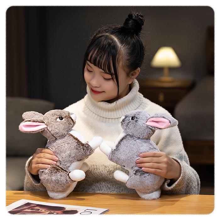 うさぎ ぬいぐるみ ウサギ リアル クリスマスプレゼント 新年祝い 抱き