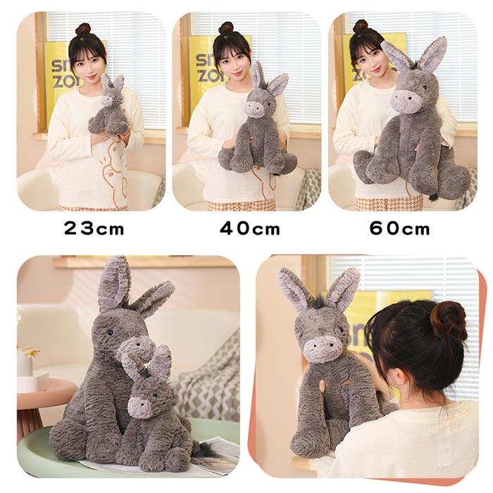 ぬいぐるみ ロバ 抱き枕 インテリア ふわふわ かわいい 装飾品 子供