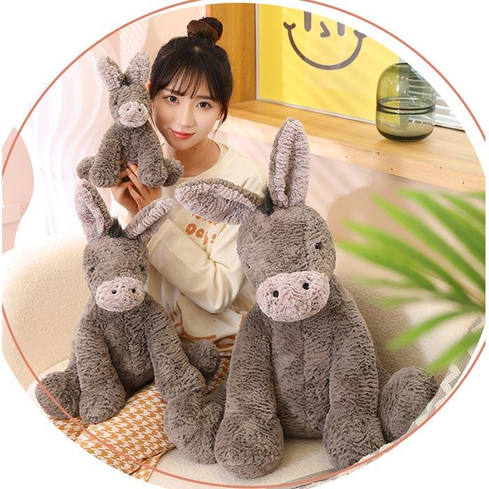 ぬいぐるみ ロバ 抱き枕 インテリア ふわふわ かわいい 装飾品 子供