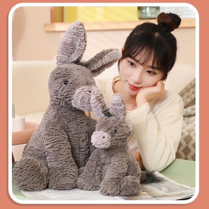 ぬいぐるみ ロバ 抱き枕 インテリア ふわふわ かわいい 装飾品 子供