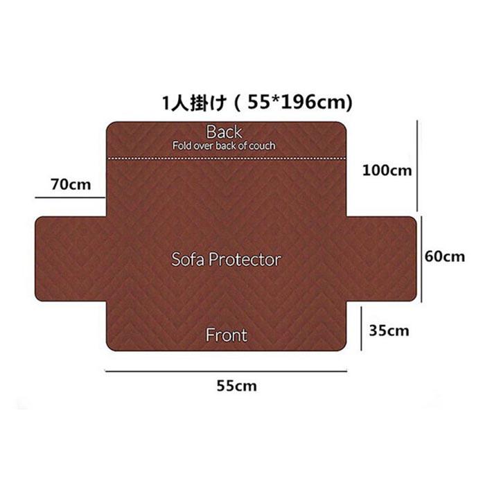 ソファーカバー 防水 肘付き 犬猫用シート 撥水加工 傷防止 爪とぎ防止 1人 2人 3人掛け  滑り止め 防塵 汚れ防止 洗える マルチカバー 四季適用｜beluhappines｜09
