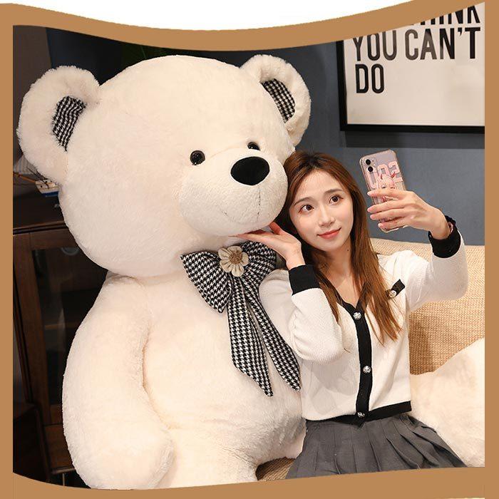 ぬいぐるみ　くま　抱き枕　添い寝　かわいい　ふわふわ　癒し  インテリア雑貨　 誕生日プレゼント160cmの画像