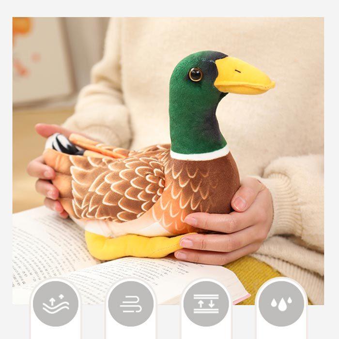 ぬいぐるみ ダック 鴨 リアル インテイア雑貨 店飾り おもしろい 記念