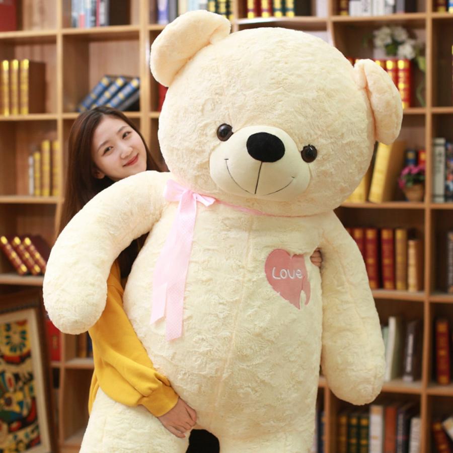 テディベア ぬいぐるみ くま  特大 かわいい 店飾り 抱き枕 クッション 誕生日ギフト190cmの画像
