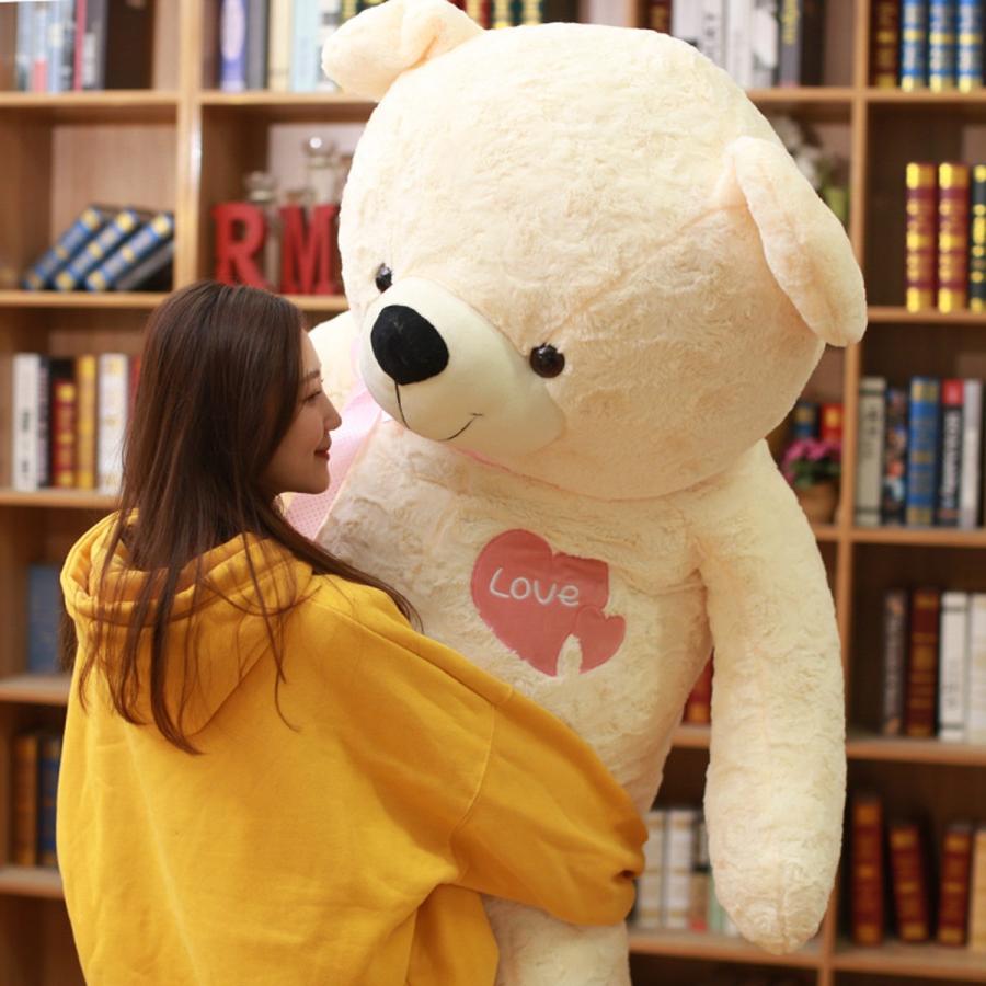 テディベア ぬいぐるみ くま  特大 かわいい 店飾り 抱き枕 クッション 誕生日ギフト190cmの画像