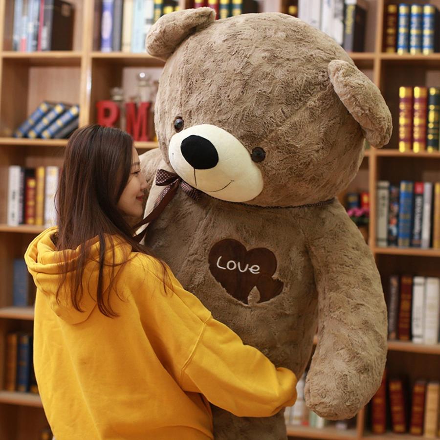 テディベア ぬいぐるみ くま  特大 かわいい 店飾り 抱き枕 クッション 誕生日ギフト190cmの画像