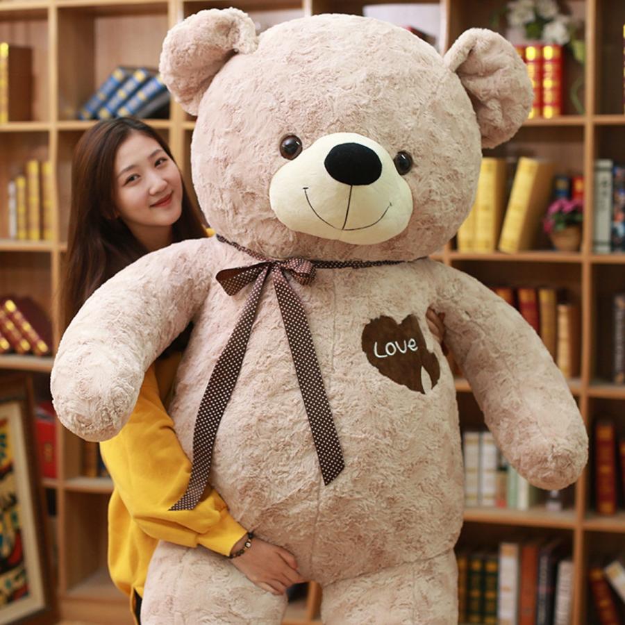 テディベア ぬいぐるみ くま  特大 かわいい 店飾り 抱き枕 クッション 誕生日ギフト190cmの画像