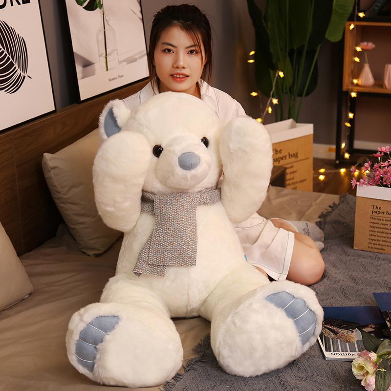 ぬいぐるみ くま かわいい インテリア 抱き枕 添い寝 誕生日プレゼント80cmの画像