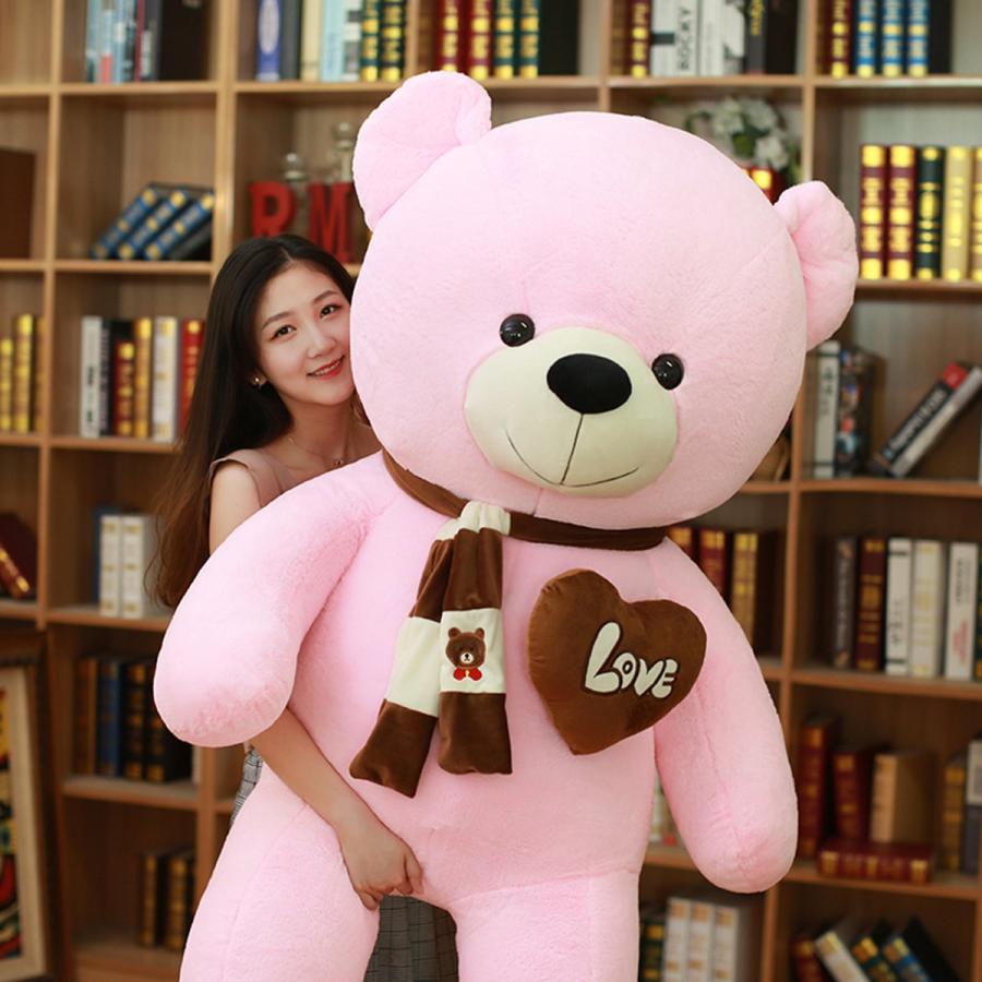 テディベア   ぬいぐるみ 　くま　特大　抱き枕　クッション　昼寝枕　かわいい　添い寝　インテリア　160センチの画像