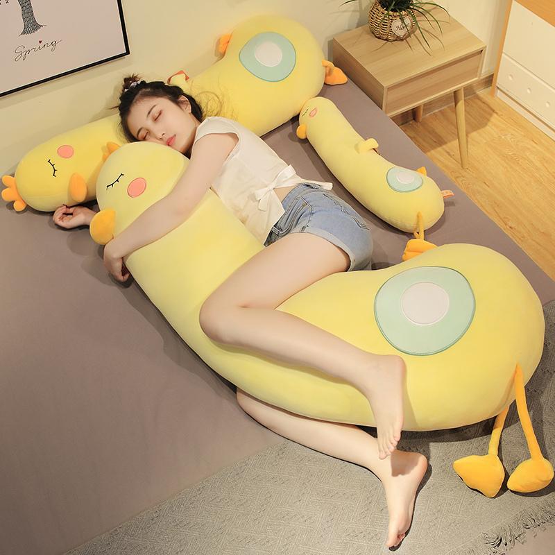 ぬいぐるみ かも 抱き枕 添い寝 かわいい ふわふわ150cm
