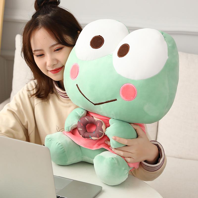 ぬいぐるみ　かえる　抱き枕　かわいい　クッション　インテリア　誕生日プレゼント80cmの画像