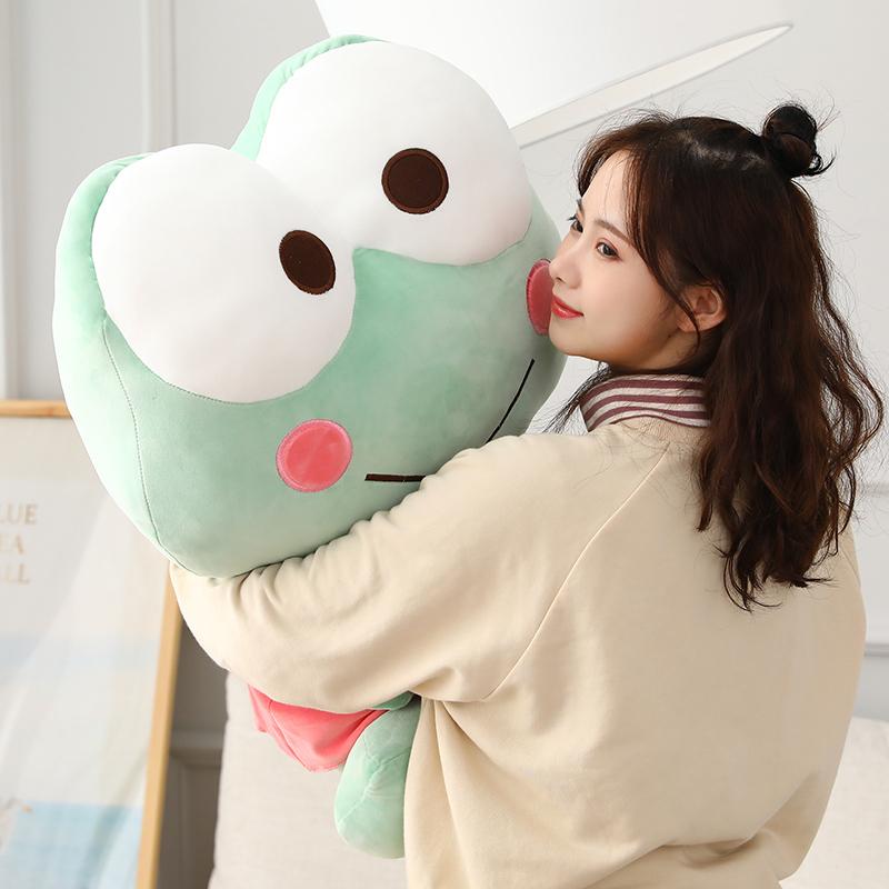 ぬいぐるみ　かえる　抱き枕　かわいい　クッション　インテリア　誕生日プレゼント80cmの画像