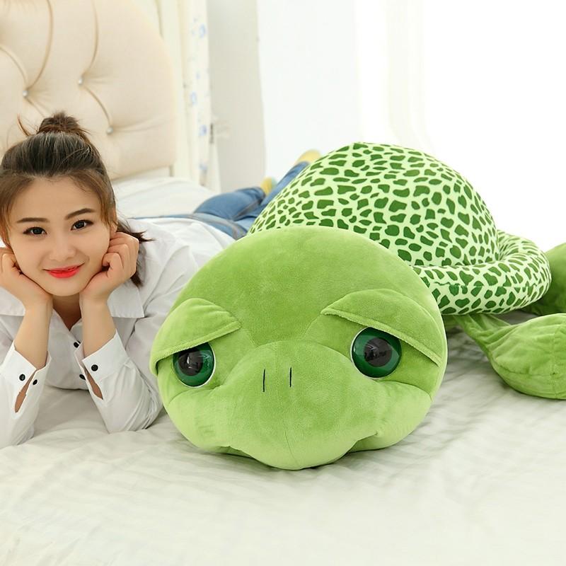 ぬいぐるみ　かめ　カメ　抱き枕　クッション　ふわふわ　特大　昼寝　誕生日プレゼント150cmの画像