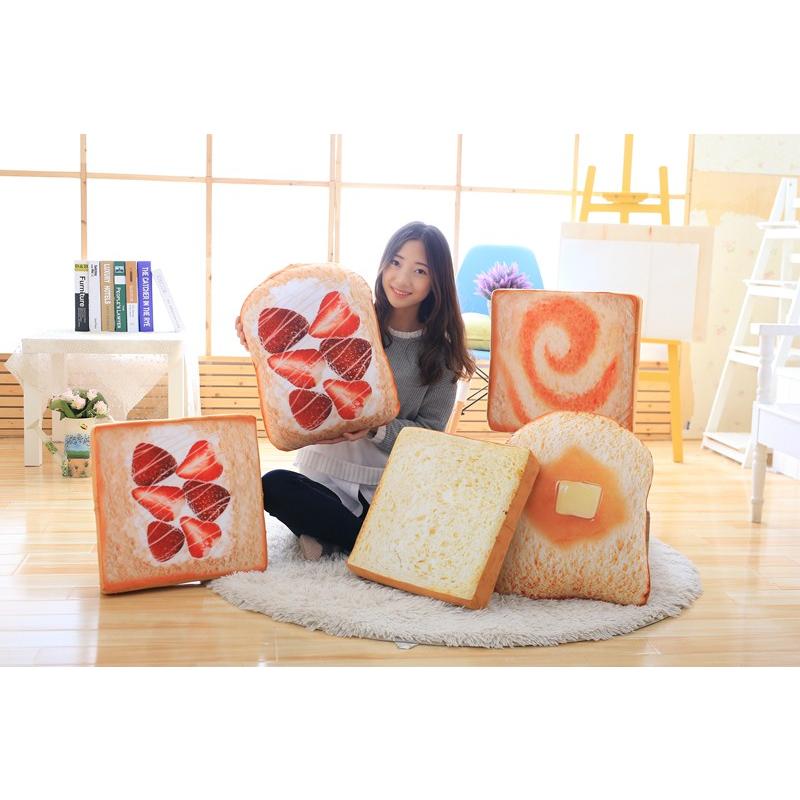 リラックス ぬいぐるみ パン リアル おもしろクッション 座布団 ふわふわ 食店飾り ４種類 40cm Pan 40cm Z Beluhappines 通販 Yahoo ショッピング