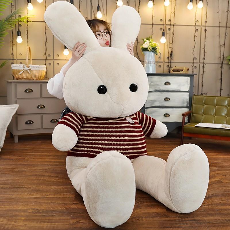 うさぎ　ぬいぐるみ　特大　大きい　兎　抱き枕　クッション　ふわふわ　インテリア雑貨　おしゃれ　誕生日プレゼントの画像