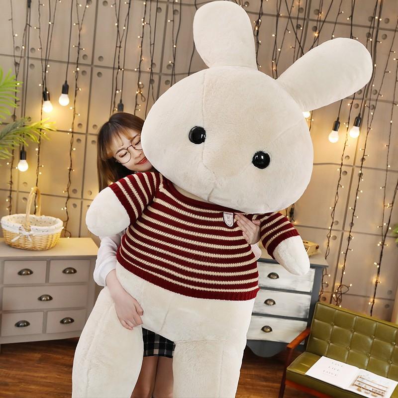 うさぎ　ぬいぐるみ　特大　大きい　兎　抱き枕　クッション　ふわふわ　インテリア雑貨　おしゃれ　誕生日プレゼントの画像