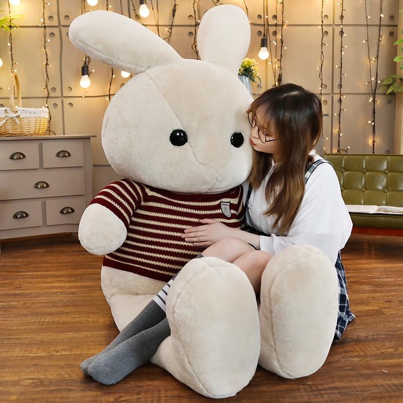 うさぎ　ぬいぐるみ　特大　大きい　兎　抱き枕　クッション　ふわふわ　インテリア雑貨　おしゃれ　誕生日プレゼントの画像