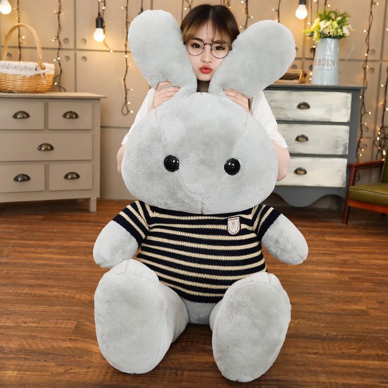 うさぎ　ぬいぐるみ　特大　大きい　兎　抱き枕　クッション　ふわふわ　インテリア雑貨　おしゃれ　誕生日プレゼントの画像