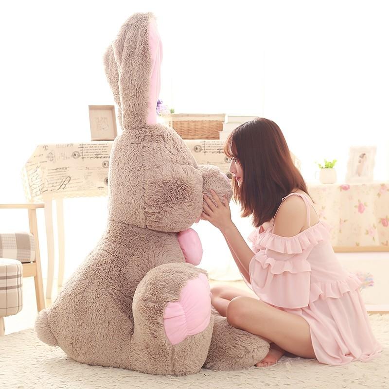 ぬいぐるみ　ウサギ　うさぎ　兎　抱き枕　かわいい　ふわふわ　誕生日プレゼント　100cmの画像