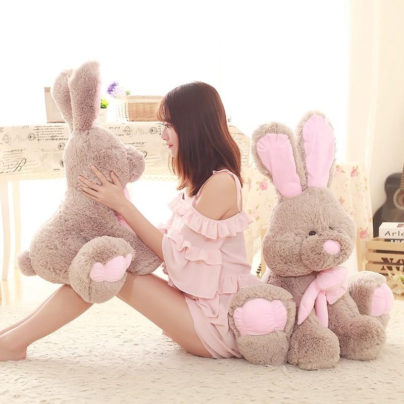 ぬいぐるみ　ウサギ　うさぎ　兎　抱き枕　かわいい　ふわふわ　誕生日プレゼント　100cmの画像