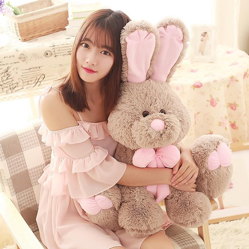 ぬいぐるみ　ウサギ　うさぎ　兎　抱き枕　かわいい　ふわふわ　誕生日プレゼント　100cmの画像