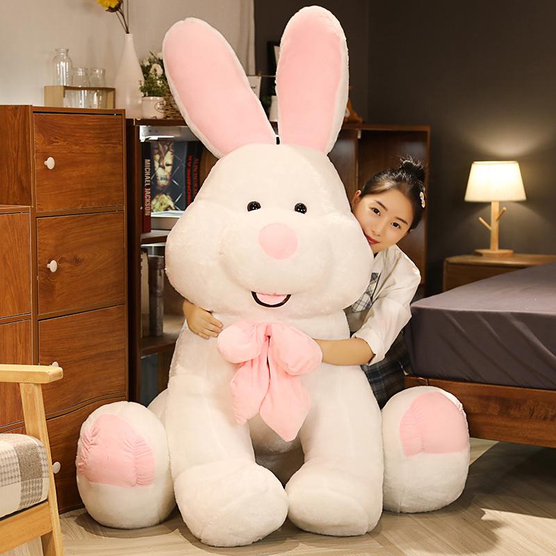 ぬいぐるみ　うさぎ　大きい　特大　かわいい　ふわふわ　ねむねむ抱き枕　インテリア　誕生日ギフト150cmの画像