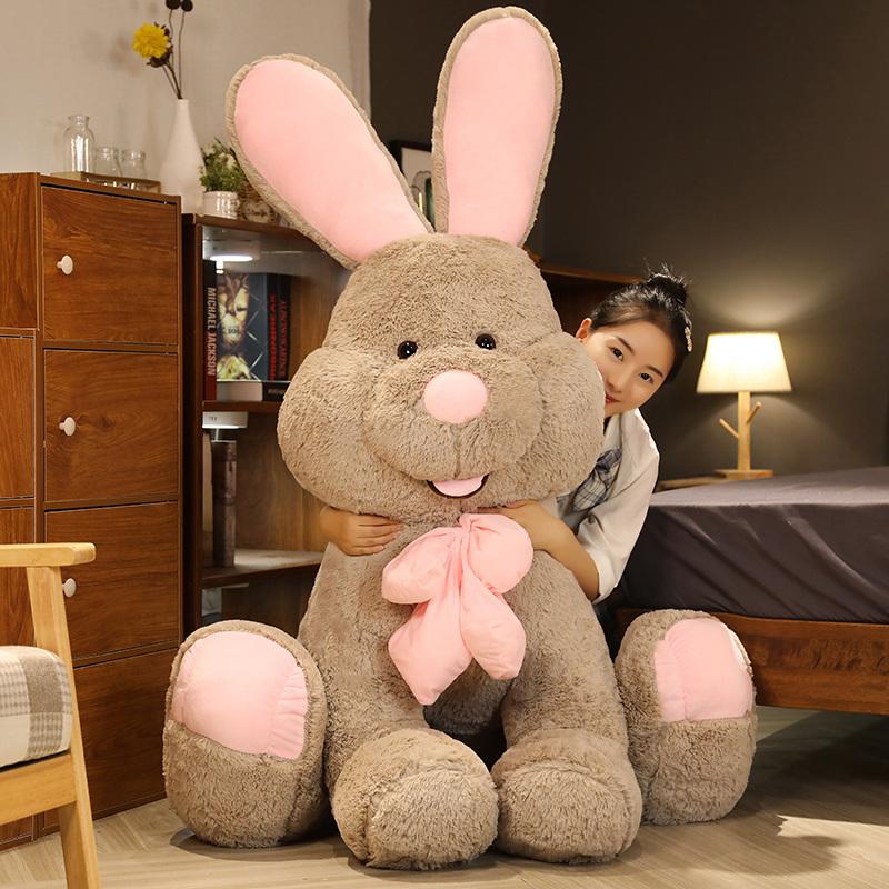 ぬいぐるみ　うさぎ　大きい　特大　かわいい　ふわふわ　ねむねむ抱き枕　インテリア　誕生日ギフト150cmの画像