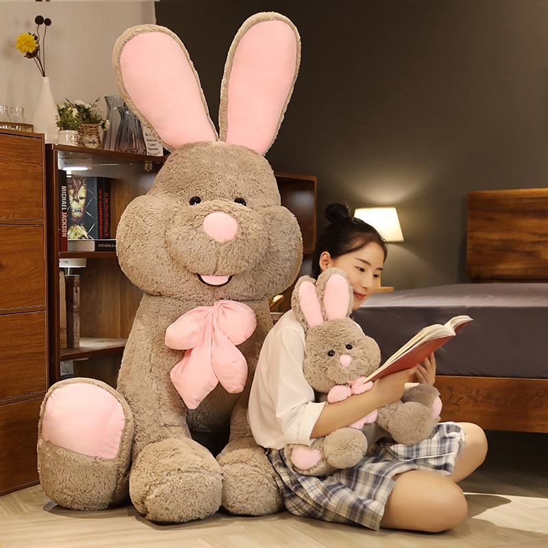 ぬいぐるみ　うさぎ　大きい　特大　かわいい　ふわふわ　ねむねむ抱き枕　インテリア　誕生日ギフト150cmの画像