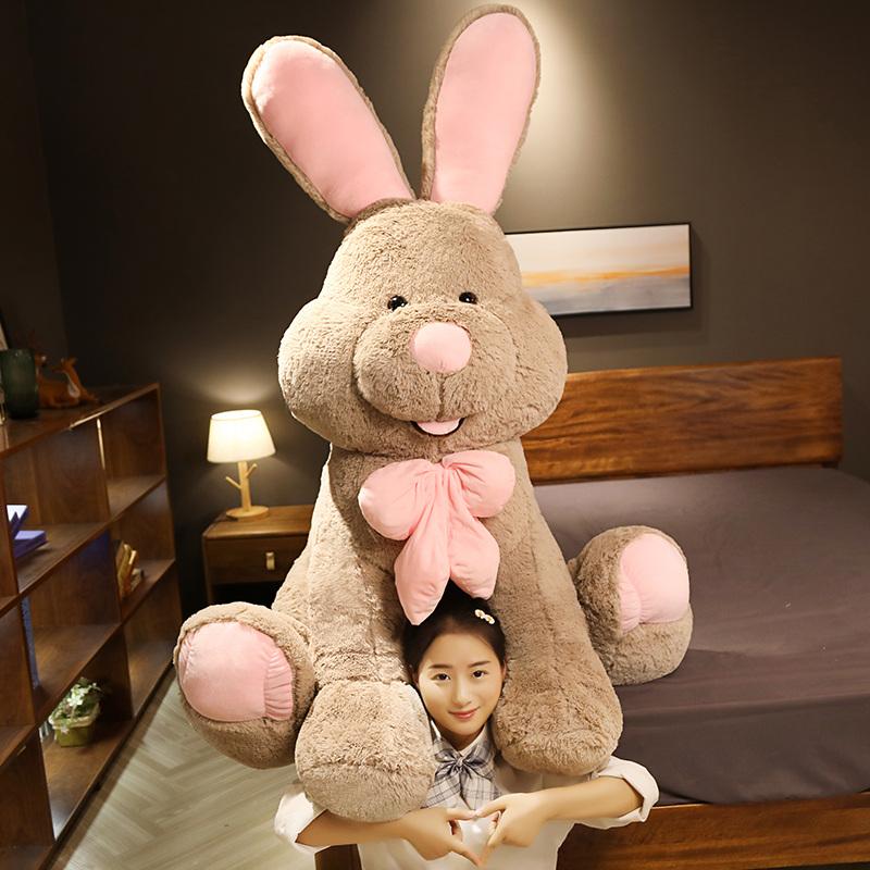ぬいぐるみ　うさぎ　大きい　特大　かわいい　ふわふわ　ねむねむ抱き枕　インテリア　誕生日ギフト150cmの画像