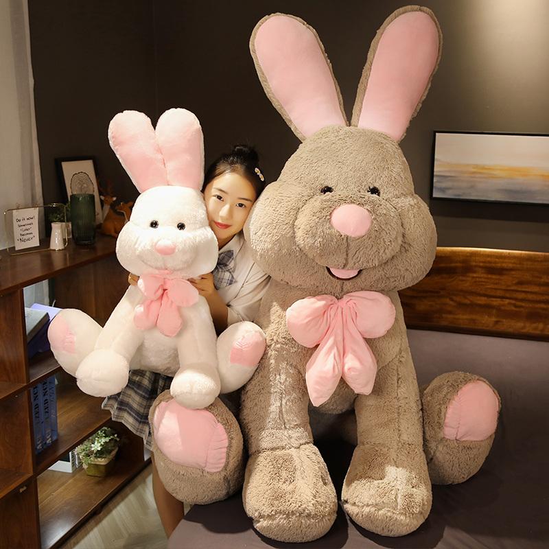ぬいぐるみ　うさぎ　大きい　特大　かわいい　ふわふわ　ねむねむ抱き枕　インテリア　誕生日ギフト150cmの画像