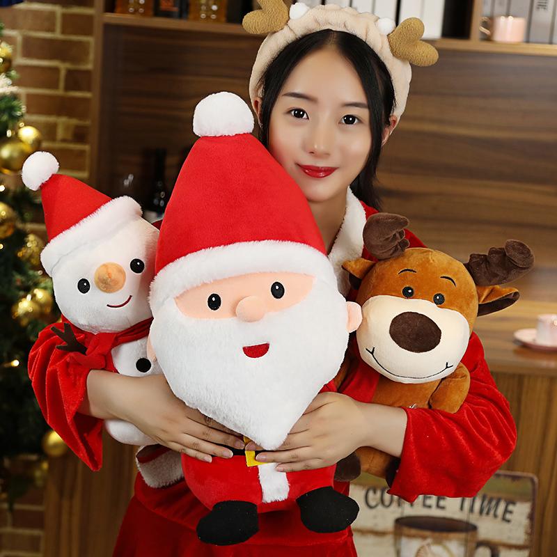 岚亭はサンタクロースの雪だるまのぬいぐるみのクリスマス装飾品を紹介します 岚亭はサンタクロースの雪だるまのぬいぐるみのクリスマス装飾品を紹介