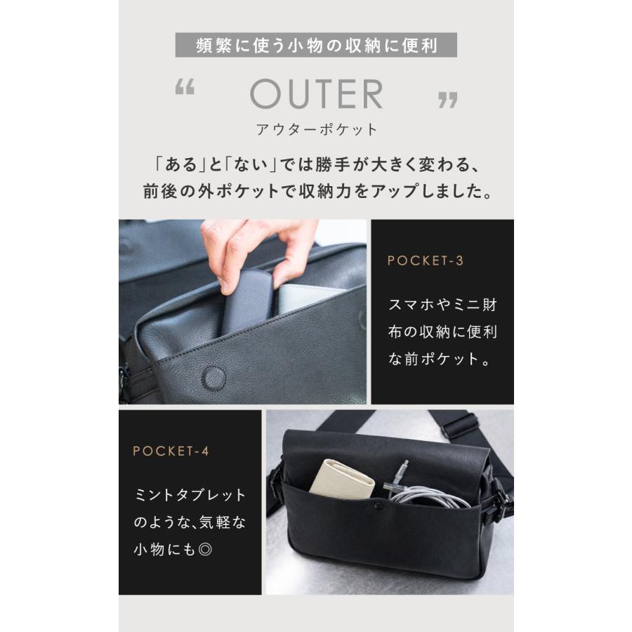 BEMOVITA ミニマルボディバッグ ボディバッグ メンズ 撥水 軽量 斜 