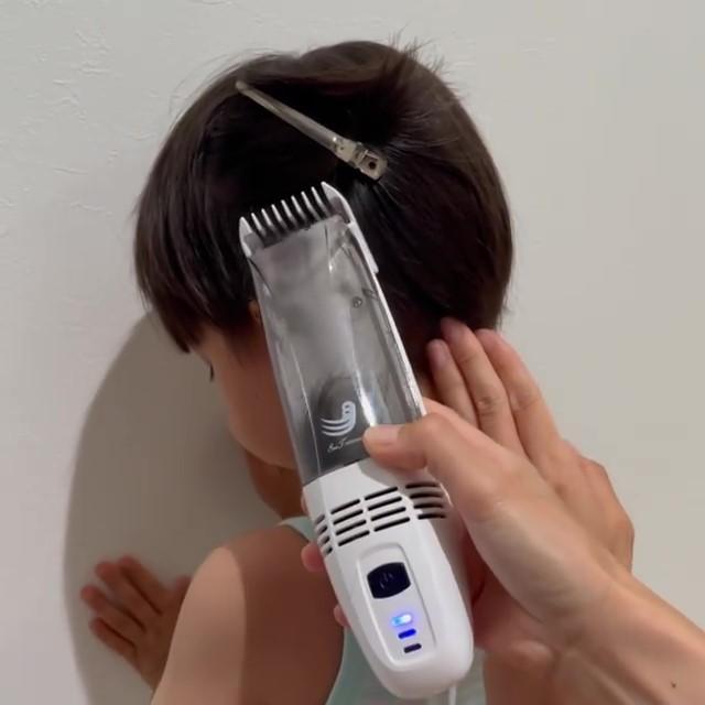 人間用 吸い込み式バリカン 「すいトリマー」〜刈った毛がそのまま吸い