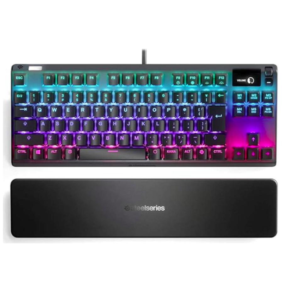 SteelSeries ゲーミングキーボード テンキーレス 赤軸 有線 日本 SteelSeries ゲーミングキーボード テンキーレス 赤軸 有線 日本