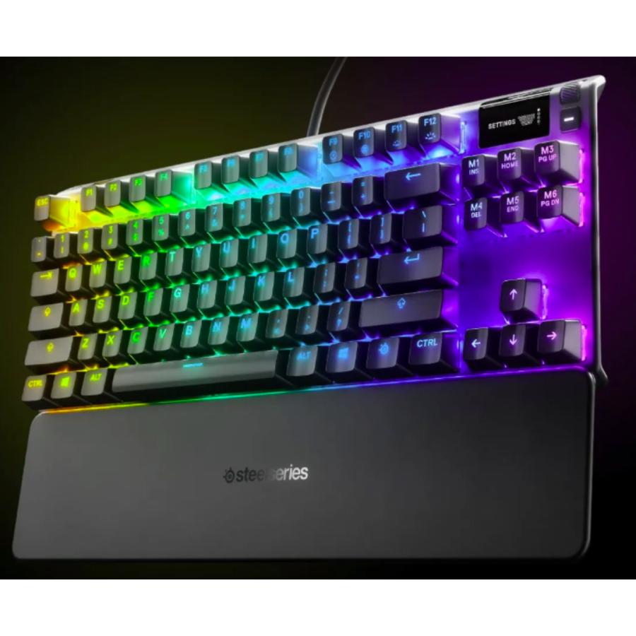 SteelSeries ゲーミングキーボード テンキーレス 赤軸 有線 日本 SteelSeries ゲーミングキーボード テンキーレス 赤軸 有線 日本