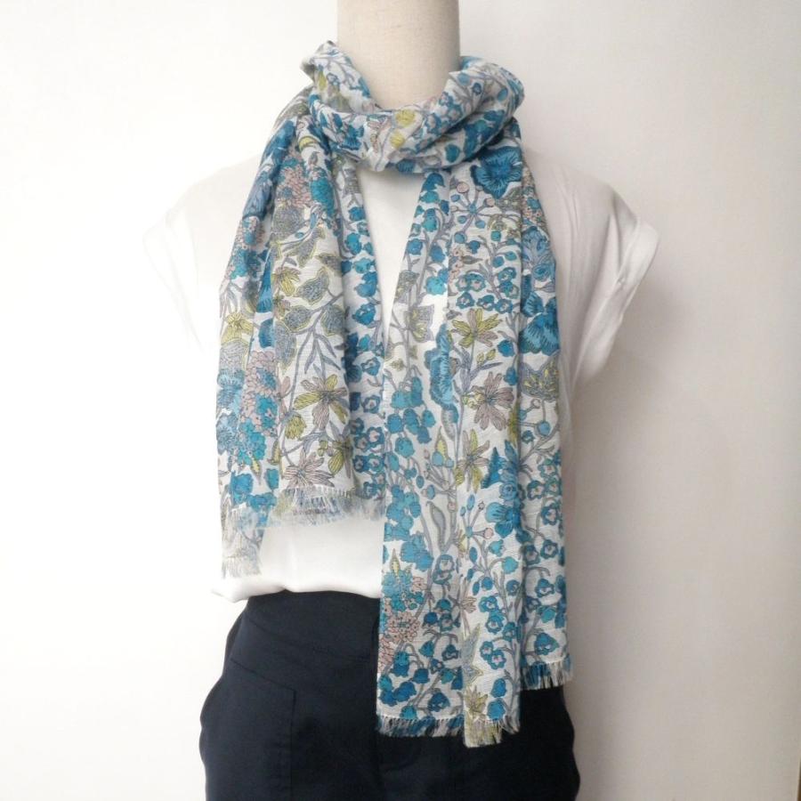 LIBERTY.（リバティ） LIBERTY プリント ストール リネン レーヨン