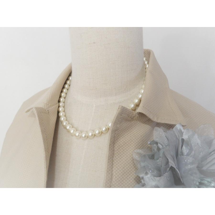 パールネックレス　真珠首飾り　シルバー留め具 ネックレス用 留め金具 留め具 クラスプ シルバー ビーンズ