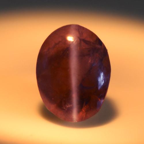 アレキサンドライトキャッツアイ オーバル 0.45ct1個限定 製品 