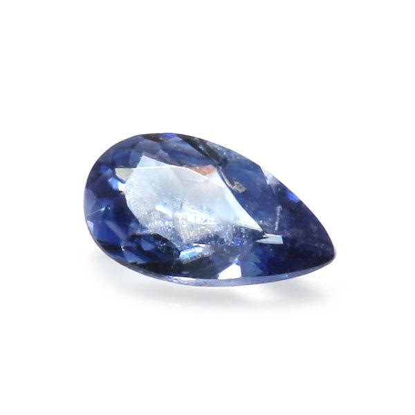 ベニトアイト ペアシェイプ 0.12ct １個限定 製品オーダー可能の画像
