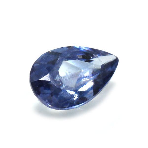 ベニトアイト ペアシェイプ 0.12ct １個限定 製品オーダー可能の画像