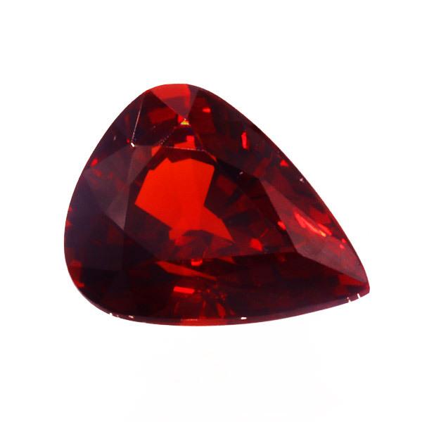 スペサタイトガーネット ペアシェイプ 2.43ct 限定1個 製品オーダー可能の画像