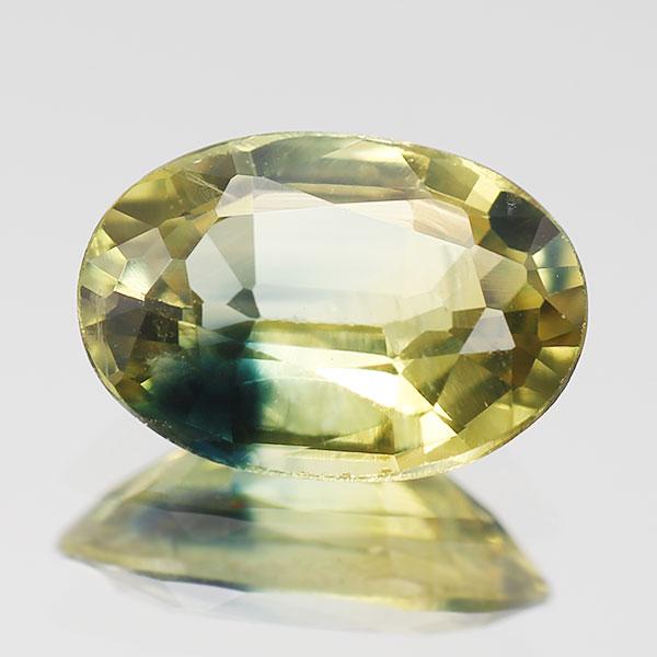 P10％中 ☆バイカラーサファイア 0.78ct オーバル 限定1個 こちらのルースを使用してのカスタマイズもお受けできます 誕生石9月 爆買